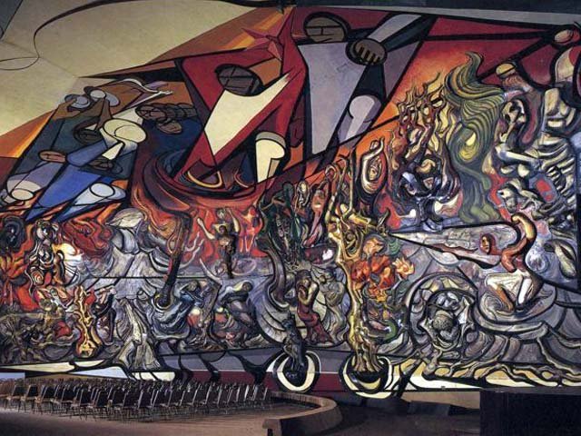 David Alfaro Siqueiros Mexican Painter When The Murals Becomes The Concrete