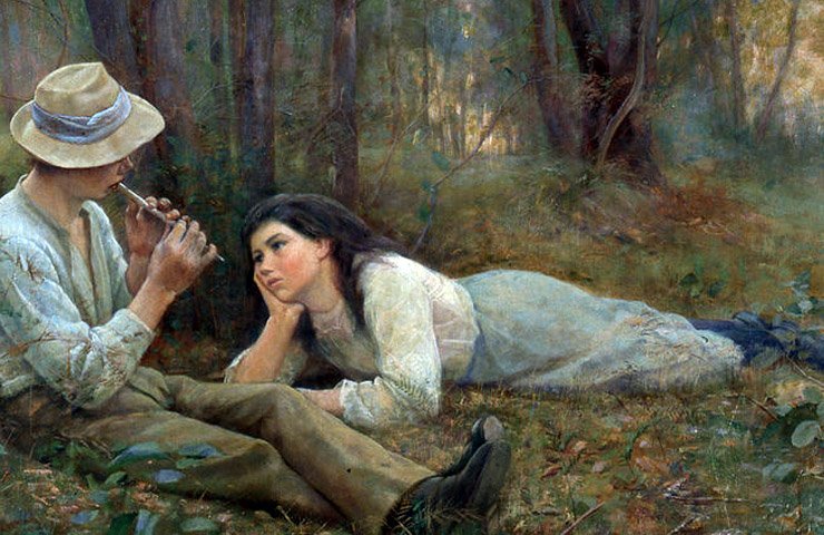 FREDERICK MCCUBBIN (1855/1917), AUSTRALIAN IMPRESSIONIST PAINTER ...