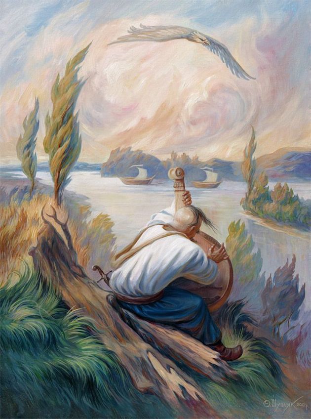 Oleg Shuplyak Ukrainian Painter Hidden Images In Paintings