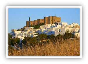 Agios Ioanis Theologos (Monastery of St. John the Theologian), UNESCO World Heritage Site, Patmos, Dodecanese, Greek Islands, Greece, Europe