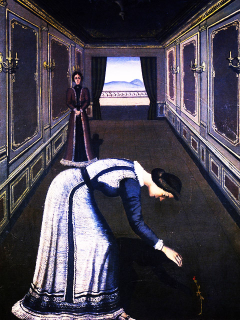 Passion for Paintings - Paul Delvaux - The Tunnel, 1978 Paul Delvaux    #passionforpaintings #surrealism