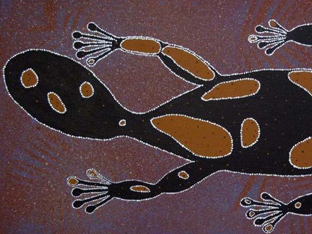 AUSTRALIAN ABORIGINAL PAINTINGS: Painting the time and space, telling ...