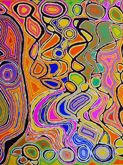 AUSTRALIAN ABORIGINAL PAINTINGS: Painting the time and space, telling ...