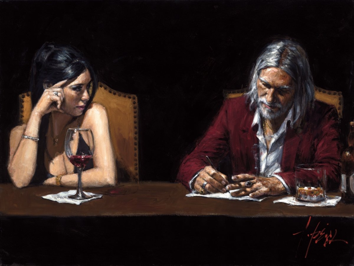 FABIAN PEREZ (1967), ARGENTINIAN PAINTER - – Experience the heat of PASSION