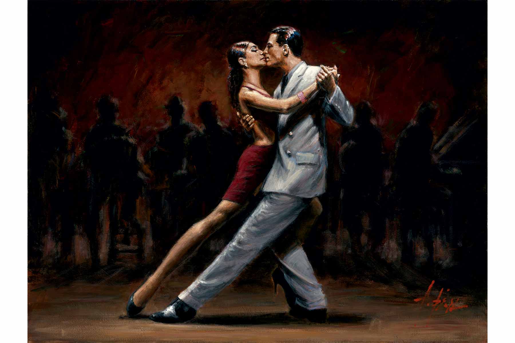 FABIAN PEREZ (1967), ARGENTINIAN PAINTER - – Experience the heat of PASSION