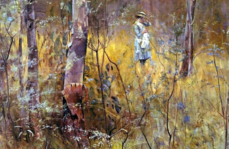 FREDERICK MCCUBBIN (1855/1917), AUSTRALIAN IMPRESSIONIST PAINTER ...