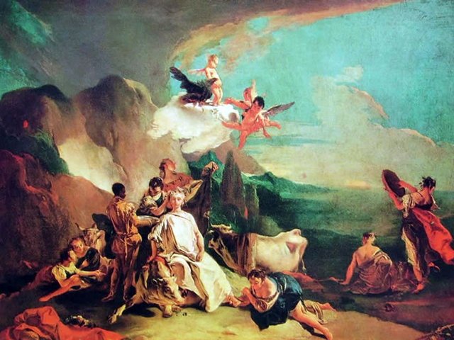 GIAMBATTISTA TIEPOLO (1696/1770): Italian Painter: The theatrical ...