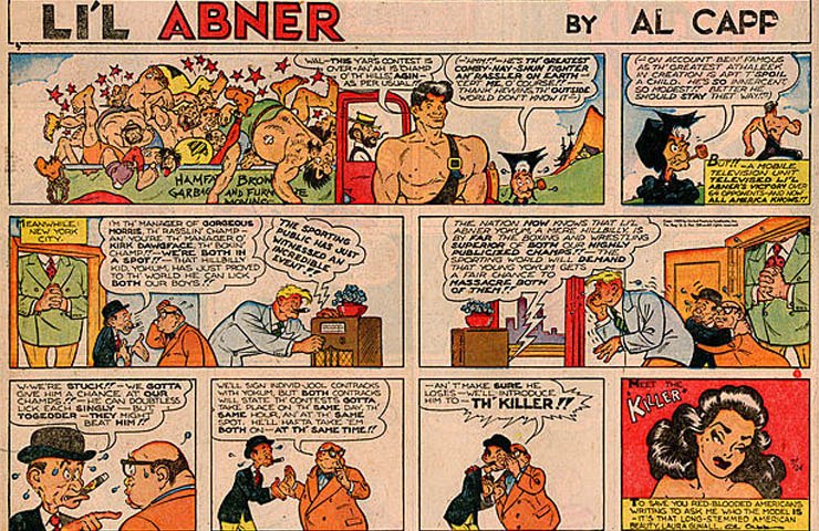 GROTTESE COMICS AND NARRATIVE TECHNIQUE – Al Capp, American cartoonist ...