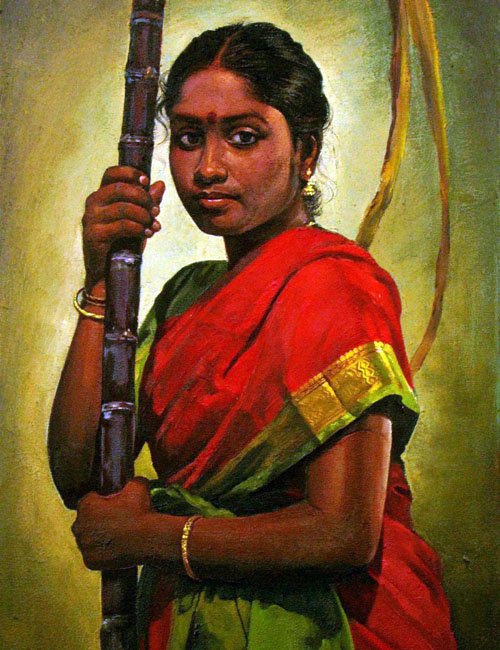 ILAYARAJA, INDIAN PAINTER – Dravidian women and breathed life - Meeting ...