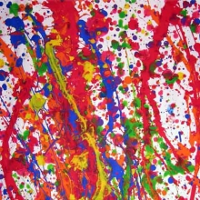 JACKSON POLLOCK (1912/1956), AMERICAN PAINTER: The painting moving in ...