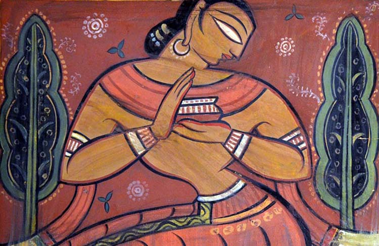 JAMINI ROY (1887/1972), INDIAN PAINTER – When techniques and subject ...