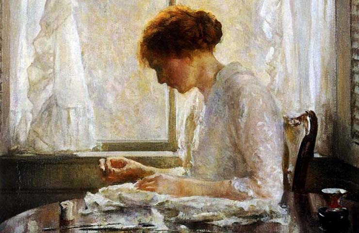 JOSEPH DECAMP (1858/1923), AMERICAN PAINTER – Painter and art educator