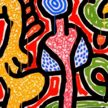 KEITH HARING (1958/1990), AMERICAN PAINTER – Art is for everyone, this ...
