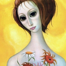 MARGARET KEANE, AMERICAN PAINTER – Began painting her signature 