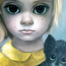 MARGARET KEANE, AMERICAN PAINTER – Began painting her signature 