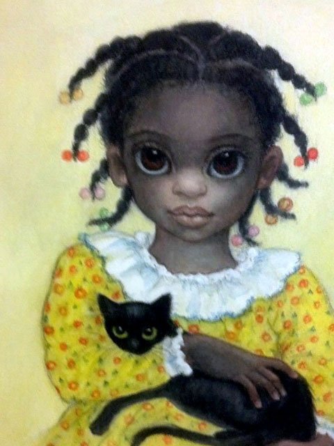 MARGARET KEANE, AMERICAN PAINTER – Began painting her signature 