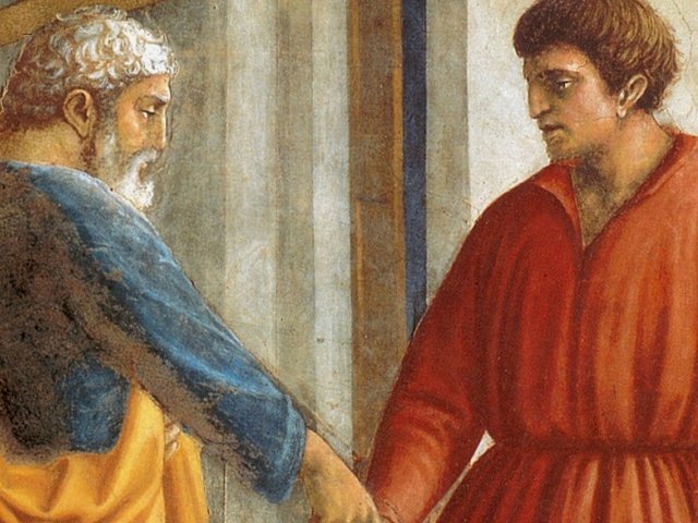 MASACCIO (1401/1428), ITALIAN PAINTER: Shades of Giotto, Brunelleschi