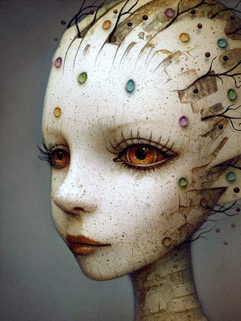 NAOTO HATTORI, JAPANESE PAINTER – Whimsical paintings of floating heads ...