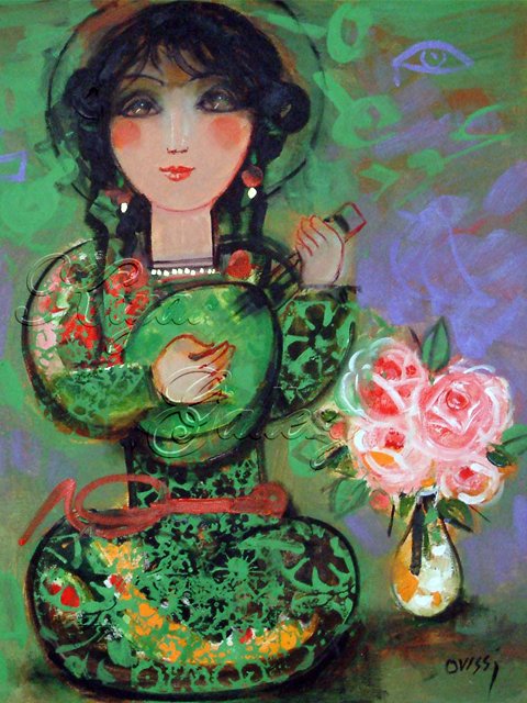 NASSER OVISSI (1934), IRANIAN PAINTER - One of few pre-Islamic ...