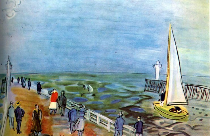 RAOUL DUFY (1877/1953), FRENCH FAUVIST PAINTER – Broad brushstrokes and