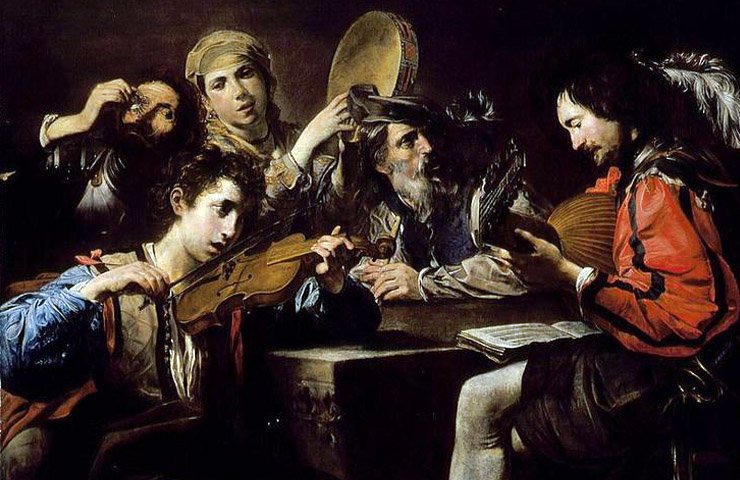 VALENTIN DE BOULOGNE (1591/1632), FRENCH PAINTER – Painting under a ...