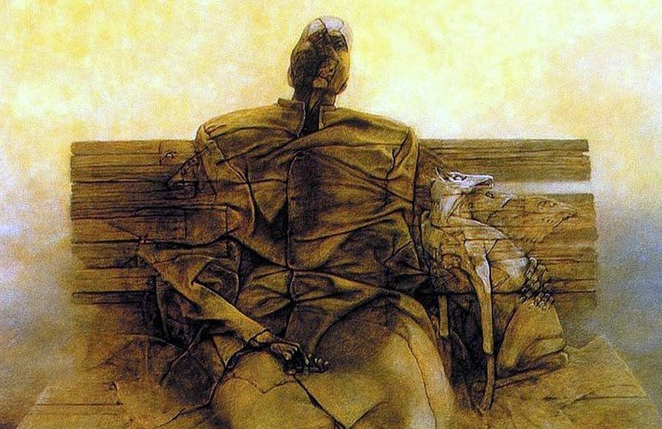 ZDZISLAW BEKSINSKI (1929/2005), POLISH PAINTER – I wish to paint in ...