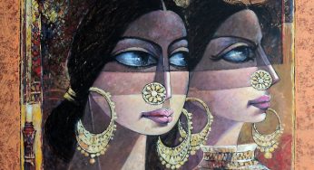 TARIQ JAVED (1952), PAKISTAN PAINTER – A mixture of color and style